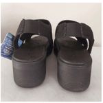 Skechers Memory Foam Black Wedge Sandals Photo 11