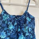 All that jazz  Vintage Y2K Summer Dress Blue Floral Size 2 XS Babydoll Top Photo 3