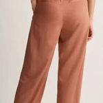 Madewell NEW‎  The Neale Straight-Leg Pant in Drapeweave, drie rose, size 6 Photo 0