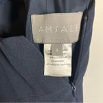 Amsale Cora Navy French Blue Halter High Neck Bridesmaid Dress Size 4 Photo 2