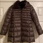 Andrew Marc Marc New York Dark Grey Hooded Puffer Jacket - Size M Photo 0