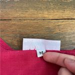 Bryn Walker 100% Linen Sleeveless Button Front Top Raspberry Pink Sz M 💚🎀 Photo 10