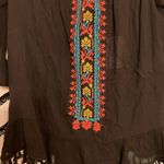 Rue 21 Off the Shoulder Black Top with tassels Photo 4