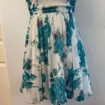 Speechless  Floral Dress Juniors Sweetheart Spaghetti Straps Bubble Hem Photo 6