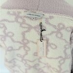 Cupcakes & Cashmere Sleepwear Luxe Robe Sweater Cardigan Lavender Bows Medium Purple Photo 9