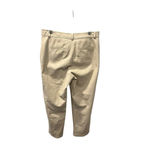 Babaton  Aritzia Vegan Leather Bootcut Beige Pants Womens Size 12 Business Casual Photo 3