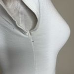 ZARA  White Cropped Top T Shirt Sz Medium Photo 8