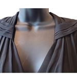 White House | Black Market Women's Bouse Size S Long Sleeves V-neck Top Photo 1