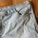 Abercrombie & Fitch 7" Dad Short High Rise Curve Love Button Fly Size 24 Photo 2