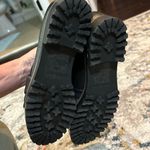 Bernardo  Loafers 5 Black Leather Kiltie Fringe Studs Silver Shoes Women’s Photo 5