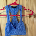 Signature 8  blue lacy bralette size small Photo 0