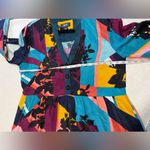 Anthropologie  Maeve Women's Gillian Abstract Colorblock Shirt Dress Size M Photo 8
