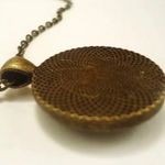 TJ Maxx Gorgeous sugar skull Cabochon Bronze necklace Photo 1