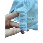 James Perse Linen Tunic Shirt White V-Neck Short Sleeve Classic Women's Size 2 Photo 5