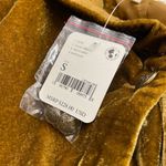 Free People  Faye military style velvet jacket Warm Tobacco Sz S nwt Photo 3