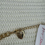 Betsey Johnson Betsy Johnson Big Jolly Ginger Bread Man Rhinestone Christmas Holiday Necklace. Photo 4