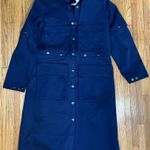 & Other Stories NWT The Drop Navy Blue Utility Coat Photo 0