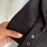 NWT LBLC The Label Amara Tie Front Collared Dress Black Size M Photo 11