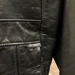 Schott USA Schott Sportswear USA Made Black Leather Biker Zip Removable Fleece Lined Jacket Photo 1