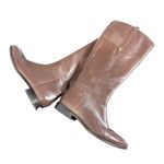 Cole Haan  Womens Brennan Riding Boots Brown Leather Straps Knee High Zip 8.5 Photo 0