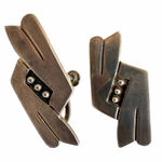 ARVEL Taxco Sterling Silver Modernist Earrings Photo 0