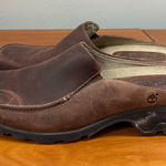 Timberland  Slip On Loafer Mule Brown Leather Western Casual Comfort Neutral Photo 0