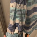 Kohls SO Blue and White Striped Button Down Photo 3