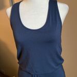 Athleta Women’s Jersey Sleeveless Racerback Draped Front Athleisure Midi Dress Photo 1