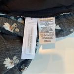 Loft  ANN TAYLOR Floral Jumpsuit Romper TieBack Black Summer Wedding NWT Size 0 Photo 11