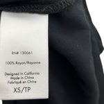 l*space L* Emma Cover Up Dress Women’s Size XS Black Maxi Slit Deep V Drawstring Photo 11