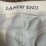 Lands' End Classic White Mid Rise Jeans Size 12 Photo 3