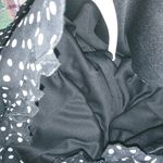 Adiva XL Black White Dot Fitted Frill Top Plus Size 16 Photo 7