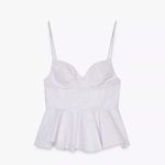 ZARA  Poplin Top Striped Photo 0