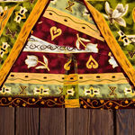 Sag Harbor Women’s Size 12 Striped Floral Shift Dress Short Sleeve Shoulder Pads Photo 11