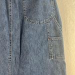 Faded Glory Vtg Y2K  Sz 10 Carpenter Utility Maxi Denim Skirt Grunge Streetwear Photo 9