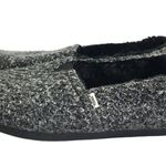 Toms 🔃 Classic Black Gray Tweed Slip On Loafer Flats Photo 1