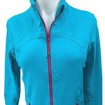 Lululemon Forme Blue Full Zip High Neck Long Sleeve Athletic Running Jacket 4 Photo 8