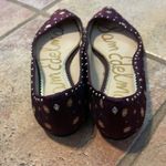 Sam Edelman maroon & gold floral print ballet flat Photo 3