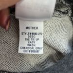 Mother The Tie Up Easy Sweatshirt Charcoal Size L Photo 7