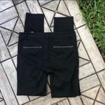 Vince Leather Trim Ponte Trousers Size 2 Photo 1