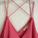 Cooper and Ella NWT  Empower Pink Layered Midi sleeveless‎ Dress size Small Photo 5