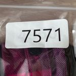 PINK - Victoria's Secret  Shirt Dress Hot Pink Flannel Plaid Tunic XS Rhinestone Photo 10