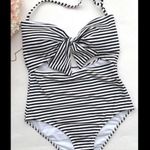 Cupshe  Neat as a Pinstripe Swimsuit Photo 2