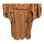 Coco + Jaimeson  Brown Boho Bohemian Short Dress Size Large Festival Hippie Photo 2