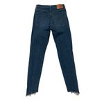 Levi's Mile High Super Skinny Ripped Knee Raw Hem Distressed Knees, Sz 27 Photo 3