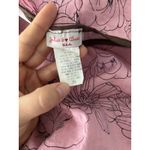 julie's closet Vintage A-Line Skirt Womens Medium Pink Brown Knee Length Floral Y2K Coquette Photo 3