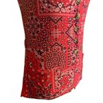 No Boundaries  Red Bandana Sleeveless Button Down Festival Western Top Size X-Sma Photo 5