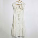 Figue cotton gold polka dot midi dress Photo 3