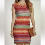 Ralph Lauren Rainbow Indian Tribal Linen Sleeveless Knit Sweater Dress Size MP Photo 14