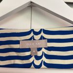 Ellie Kai blue and white waves boatneck sheath dress 4 Blue Photo 3